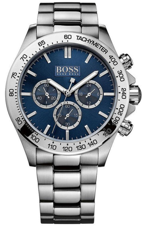Hugo Boss Hero Sport Blue Dial Silver Steel Strap Watch for Men - 1513755 Authentic Buy Shop Now