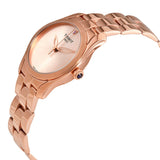 Tissot T Wave Cream Dial Rose Gold Steel Strap Watch For Women - T112.210.33.451.00 Authentic Buy Shop Now