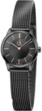 Calvin Klein Minimal Black Dial Black Mesh Bracelet Watch for Women - K3M23421 Authentic Buy Shop Now