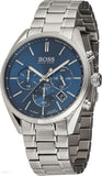 Hugo Boss Champion Blue Dial Silver Steel Strap Watch for Men - 1513818 Authentic Buy Shop Now