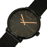 Calvin Klein High Noon Quartz Black Dial Black Mesh Bracelet Watch for Men - K8M21421 Authentic Buy Shop Now