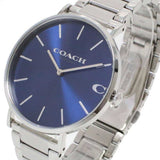 Coach Charles Blue Dial Silver Steel Strap Watch for Men - 14602429 Authentic Buy Shop Now