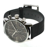 Calvin Klein City Chronograph Black Dial Black Leather Strap Watch for Men - K2G271C3 Authentic Buy Shop Now