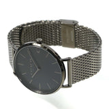Coach Charles Black Dial Grey Mesh Bracelet Watch for Men - 14602145 Authentic Buy Shop Now