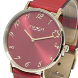 Coach Perry Red Dial Red Leather Strap Watch for Women - 14503722 Authentic Buy Shop Now