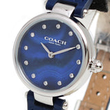 Coach Park Navy Blue Dial Navy Blue Leather Strap Watch for Women - 14503535 Authentic Buy Shop Now