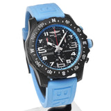 Breitling Endurance Pro Black Dial Light Blue Rubber Strap Watch for Men - X82310281B1S1 Authentic Buy Shop Now