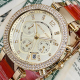 Michael Kors Parker Gold Dial Two Tone Steel Strap Watch for Women - MK6139 Authentic Buy Shop Now