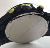 Marc Jacobs Rock Chronograph Black Dial Black Steel Strap Watch for Men - MBM5026 Authentic Buy Shop Now