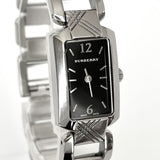 Burberry Signature Quartz Black Dial Silver Steel Strap Watch for Women - BU4210 Authentic Buy Shop Now