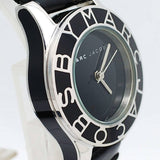 Marc Jacobs Blade Black Dial Black Leather Strap Watch for Women - MBM1082 Authentic Buy Shop Now