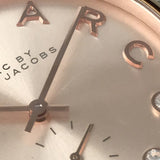 Marc Jacobs Baker Rose Gold Dial Grey Leather Strap Watch for Women - MBM1400 Authentic Buy Shop Now