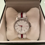 Gucci G Timeless Quartz White DIal White NATO Strap Watch For Men - YA126322 Authentic Buy Shop Now