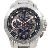 Michael Kors Ryker Chronograph Black Dial Silver Steel Strap Watch For Men - MK8528 Authentic Buy Shop Now