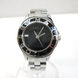 Marc Jacobs Blade Black Dial Silver Steel Strap Watch for Women - MBM3059 Authentic Buy Shop Now
