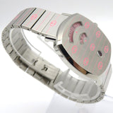 Gucci Grip Quartz Silver Dial Silver Steel Strap Watch For Women - YA157438 Authentic Buy Shop Now