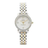 Coach Delancey Mother of Pearl White Dial Two Tone Steel Strap Watch for Women - 14502480 Authentic Buy Shop Now