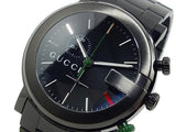 Gucci G Chrono Black Dial Black Steel Strap Watch For Men - YA101331 Authentic Buy Shop Now