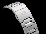 Tag Heuer Carrera Twin Time Blue Dial Silver Steel Strap Watch for Men - WBN201A.BA0640