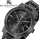 Burberry The City Grey Dial Gunmetal Grey Steel Strap Watch for Men - BU9354 Authentic Buy Shop Now