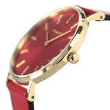 Coach Perry Red Dial Red Leather Strap Watch for Women - 14503852 Authentic Buy Shop Now