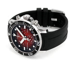 Tissot Seastar 1000 Chronograph Red Dial Black Rubber Strap Watch For Men - T120.417.17.421.00 Authentic Buy Shop Now