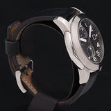 Marc Jacobs Larry Chronograph Black Dial Black Leather Strap Watch for Men - MBM5033 Authentic Buy Shop Now