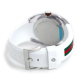 Gucci Sync XXL White Dial White Rubber Strap Watch For Men - YA137102 Authentic Buy Shop Now