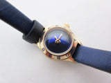 Marc Jacobs Blade Blue Dial Blue Leather Strap Watch for Women - MBM8641 Authentic Buy Shop Now