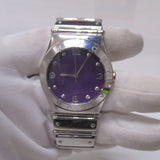 Marc Jacobs Purple Dial Silver Steel Strap Watch for Women - MBM3032 Authentic Buy Shop Now