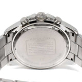 Coach Kent Chronograph Blue Dial Silver Steel Strap Watch for Men - 14602555 Authentic Buy Shop Now