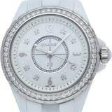 Chanel J12 Quartz Diamonds White Dial White Steel Strap Watch for Women - J12 H3110 Authentic Buy Shop Now