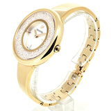 Swarovski Crystalline Bracelet White Dial Gold Steel Strap Watch for Women - 5269253 Authentic Buy Shop Now