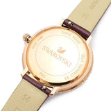 Swarovski Crystal Frost Red Dial Red Leather Strap Watch for Women - 5484064 Authentic Buy Shop Now