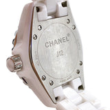 Chanel J12 Quartz White Dial White Steel Strap Watch for Women - J12 H5698 Authentic Buy Shop Now