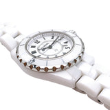 Chanel J12 Quartz White Dial White Steel Strap Watch for Women - J12 H5698 Authentic Buy Shop Now
