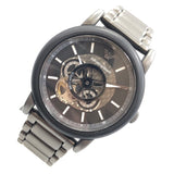 Emporio Armani Meccanico Automatic Black Dial Black Steel Strap Watch For Men - AR60010 Authentic Buy Shop Now