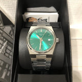 Tissot PRX Green Dial Silver Steel Strap Watch for Women - T137.210.11.081.00 Authentic Buy Shop Now