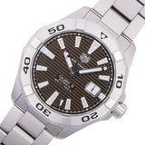 Tag Heuer Aquaracer Calibre 5 Automatic Sunray Brown Dial Silver Steel Strap Watch for Men - WAY2018.BA0927 Authentic Buy Shop Now