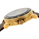 Gucci Dive Doraemon Quartz Brown Dial Brown Leather Strap Watch For Men - YA136335 Authentic Buy Shop Now