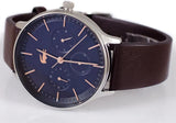 Lacoste Club Blue Dial Brown Leather Strap Watch for Men - 2011227 Authentic Buy Shop Now