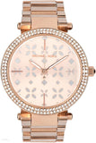 Michael Kors Parker Rose Gold Dial Steel Strap Watch for Women - MK6470 Authentic Buy Shop Now