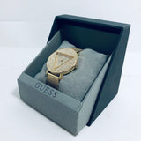 Guess Iconic Diamonds Gold Dial Gold Mesh Bracelet Watch For Women - GW0477L2 Authentic Buy Shop Now
