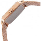 Guess Highline Off White Dial Rose Gold Stainless Steel Mesh Strap Watch For Women - W0826L3 Authentic Buy Shop Now