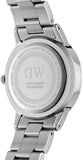 Daniel Wellington Iconic Link White Dial Silver Steel Strap Watch For Women - DW00100207 Authentic Buy Shop Now