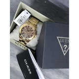 Guess BFF Multifunction Brown Dial Rose Gold Steel Strap Watch for Women - W0231L8 Authentic Buy Shop Now