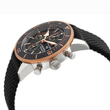 Breitling Superocean Heritage Chronograph 44 Black Dial Black Mesh Bracelet Watch for Men - U13313121B1S1 Authentic Buy Shop Now