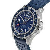 Breitling Superocean 44mm Automatic Blue Dial Blue Rubber Strap Watch for Men - A17367D81C1S2 Authentic Buy Shop Now