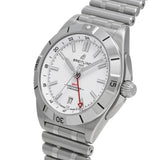 Breitling Chronomat GMT 40 White Dial Silver Steel Strap Watch for Men - A32398101A1A1 Authentic Buy Shop Now