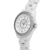 Chanel J12 Quartz Diamonds White Dial White Steel Strap Watch for Women - J12 H3110 Authentic Buy Shop Now